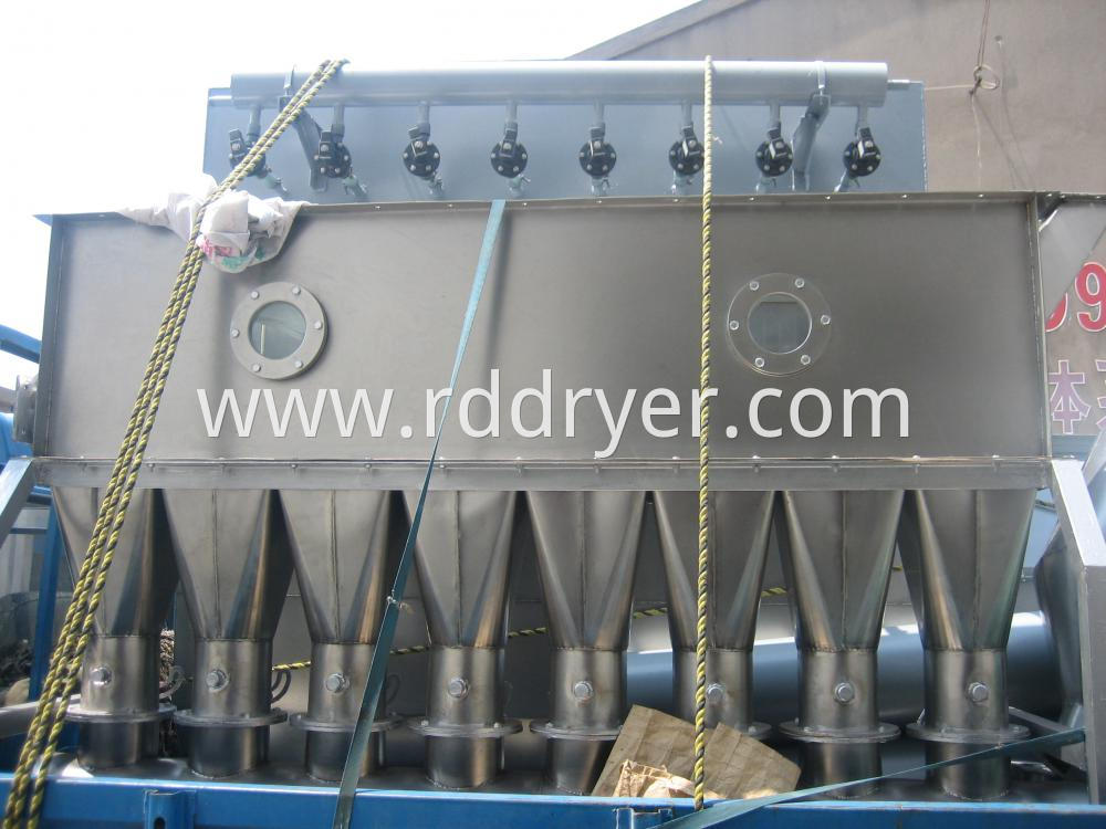 Horizontal Boiling Fluid Bed Dryer for Chemical Powder